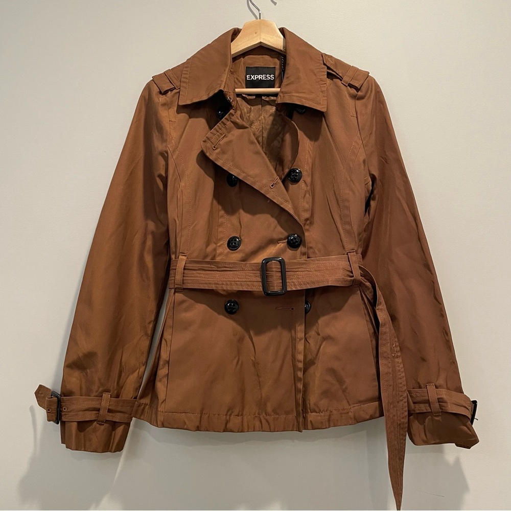 Express Women's Brown Trench Coat